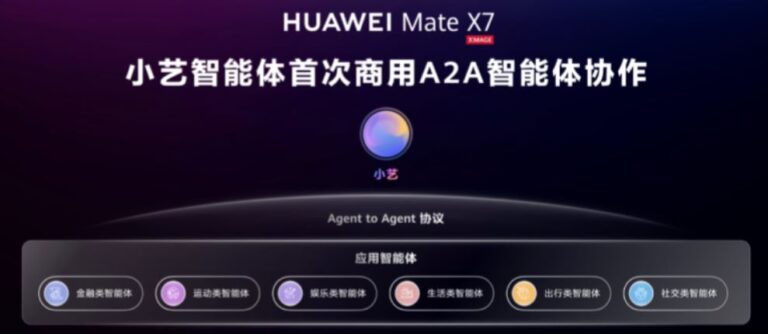 화웨이, 세계 최초 AI 에이전트 협업(A2A) 스마트폰 공개